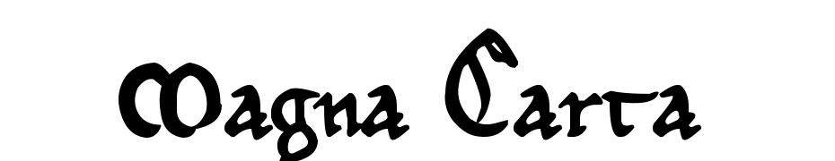 Magna Carta cкачати шрифт безкоштовно
